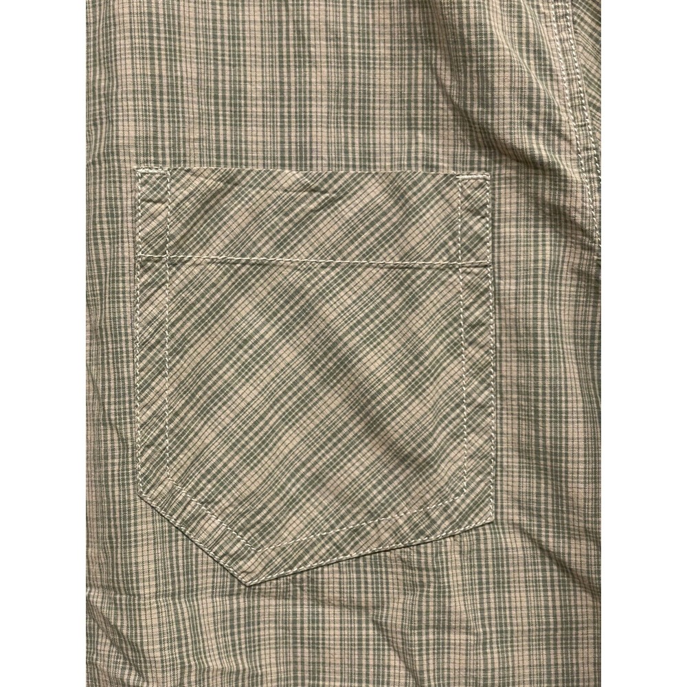 The North Face A5 Series Men's Long Sleeve Plaid Button Down Beige Green Size M - Picture 6 of 15